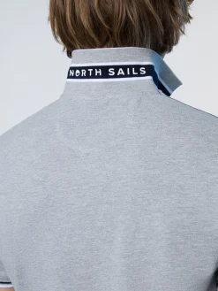 Polo Shirts^North Sails 'Polo Shirt With Embroidered Logo GREY MELANGE