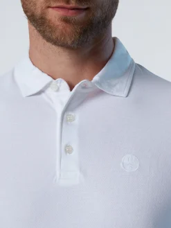 Polo Shirts^North Sails 'Polo Shirt With Embroidered Logo WHITE