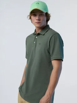 Polo Shirts^North Sails 'Polo Shirt With Embroidered Logo DUSTY OLIVE