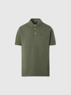 Polo Shirts^North Sails 'Polo Shirt With Embroidered Logo DUSTY OLIVE