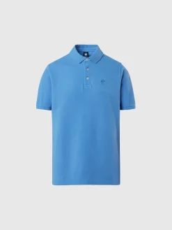 Polo Shirts^North Sails 'Polo Shirt With Embroidered Logo WEDGEWOOD