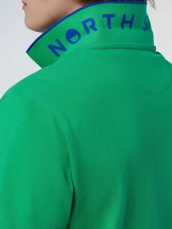 Polo Shirts^North Sails 'Polo Shirt With Logo Collar GREEN BEE
