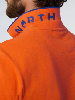 Polo Shirts^North Sails 'Polo Shirt With Logo Collar FLAME ORANGE