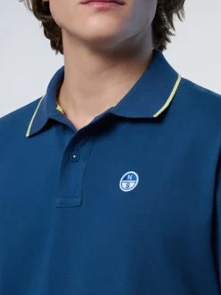 Polo Shirts^North Sails 'Polo Shirt With Logo Collar DARK DENIM