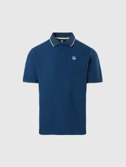 Polo Shirts^North Sails 'Polo Shirt With Logo Collar DARK DENIM