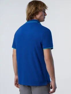 Polo Shirts^North Sails 'Polo Shirt With Logo Collar OCEAN BLUE