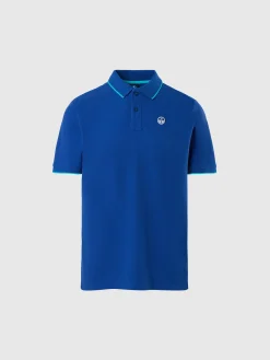 Polo Shirts^North Sails 'Polo Shirt With Logo Collar OCEAN BLUE