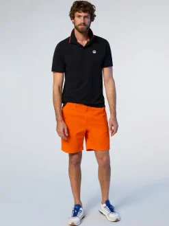 Polo Shirts^North Sails 'Polo Shirt With Logo Collar BLACK