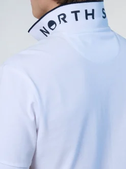 Polo Shirts^North Sails 'Polo Shirt With Logo Collar WHITE