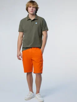 Polo Shirts^North Sails 'Polo Shirt With Logo Collar DUSTY OLIVE