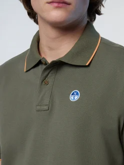 Polo Shirts^North Sails 'Polo Shirt With Logo Collar DUSTY OLIVE