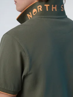 Polo Shirts^North Sails 'Polo Shirt With Logo Collar DUSTY OLIVE