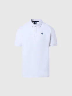 Polo Shirts^North Sails 'Polo Shirt With Logo Patch WHITE