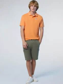 Polo Shirts^North Sails 'Polo Shirt With Logo Patch TANGERINE