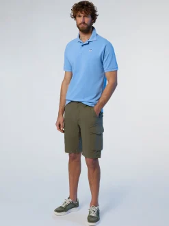 Polo Shirts^North Sails 'Polo Shirt With Logo Patch LIGHT BLUE