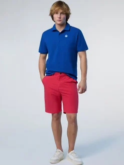 Polo Shirts^North Sails 'Polo Shirt With Logo Patch OCEAN BLUE
