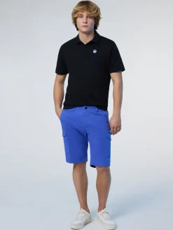 Polo Shirts^North Sails 'Polo Shirt With Logo Patch BLACK