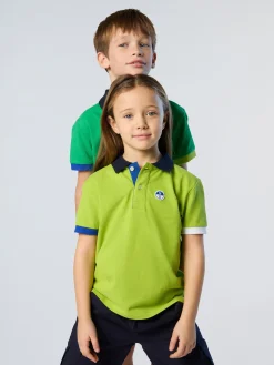 Polo Shirts^North Sails 'Polo Shirt With Mismatch Cuffs ACID LIME