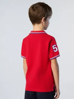 Polo Shirts^North Sails 'Polo Shirt With Sleeve Print RED