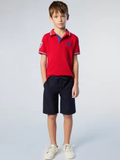 Polo Shirts^North Sails 'Polo Shirt With Sleeve Print RED