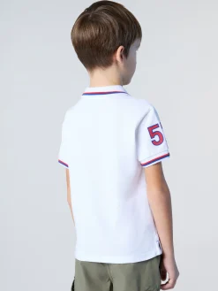 Polo Shirts^North Sails 'Polo Shirt With Sleeve Print WHITE