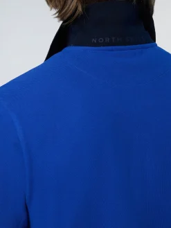 Polo Shirts^North Sails 'Polo Shirt With Striped Collar SURF BLUE