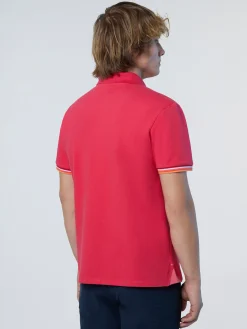 Polo Shirts^North Sails 'Polo Shirt With Striped Details WATERMELON