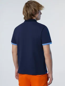 Polo Shirts^North Sails 'Polo Shirt With Striped Details NAVY BLUE