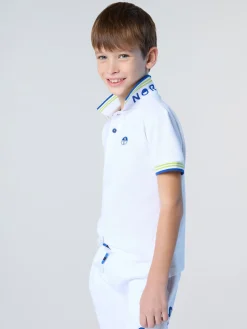 Polo Shirts^North Sails 'Polo Shirt With Striped Trims WHITE