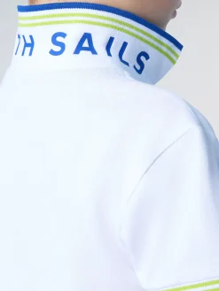 Polo Shirts^North Sails 'Polo Shirt With Striped Trims WHITE