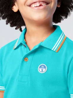 Polo Shirts^North Sails 'Polo Shirt With Striped Trims CERAMIC