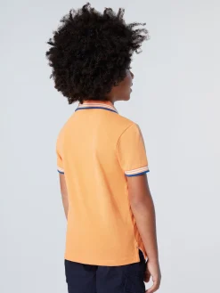 Polo Shirts^North Sails 'Polo Shirt With Striped Trims TANGERINE