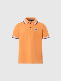 Polo Shirts^North Sails 'Polo Shirt With Striped Trims TANGERINE