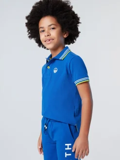 Polo Shirts^North Sails 'Polo Shirt With Striped Trims SURF BLUE