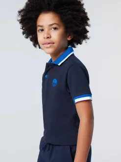 Polo Shirts^North Sails 'Polo Shirt With Two-tone Trims NAVY BLUE
