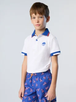 Polo Shirts^North Sails 'Polo Shirt With Two-tone Trims WHITE