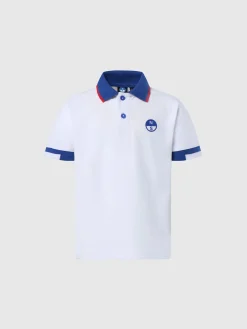 Polo Shirts^North Sails 'Polo Shirt With Two-tone Trims WHITE