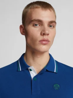 Outlet^North Sails 'Polo With Contrast Trims OCEAN BLUE