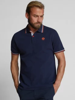 Outlet^North Sails 'Polo With Contrast Trims NAVY BLUE
