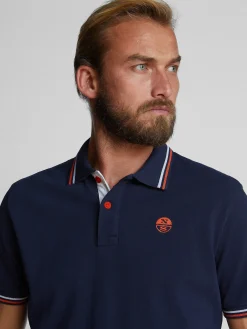 Outlet^North Sails 'Polo With Contrast Trims NAVY BLUE