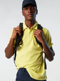 Outlet^North Sails 'Recycled Jersey Polo Shirt LIGHT SULPHUR