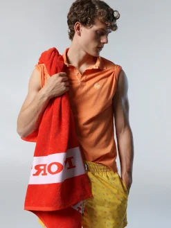 Outlet^North Sails 'Recycled Jersey Polo Shirt MELON