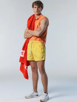 Outlet^North Sails 'Recycled Jersey Polo Shirt MELON