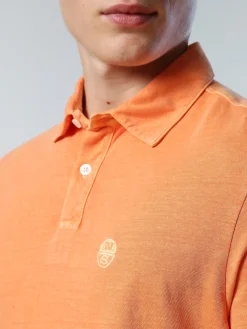 Outlet^North Sails 'Recycled Jersey Polo Shirt MELON