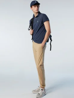 Outlet^North Sails 'Recycled Jersey Polo Shirt NAVY BLUE