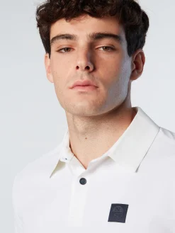 Outlet^North Sails 'Recycled Jersey Polo Shirt WHITE