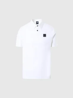Outlet^North Sails 'Recycled Jersey Polo Shirt WHITE