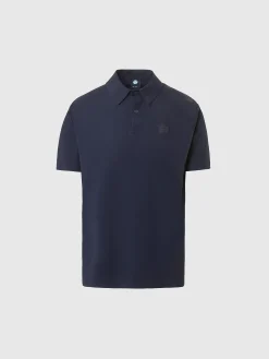 Outlet^North Sails 'Recycled Jersey Polo Shirt NAVY BLUE