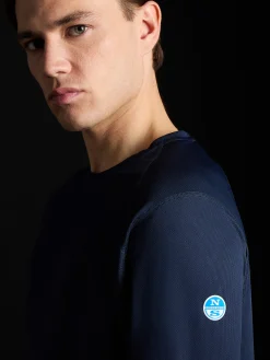 Deckwear & Footwear|T-shirts^North Sails 'Regatta Tech T Long Sleeve NAVY BLUE