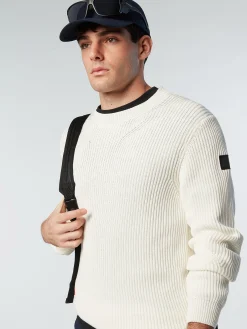 Outlet^North Sails 'Ribbed Crew-neck MARSHMALLOW
